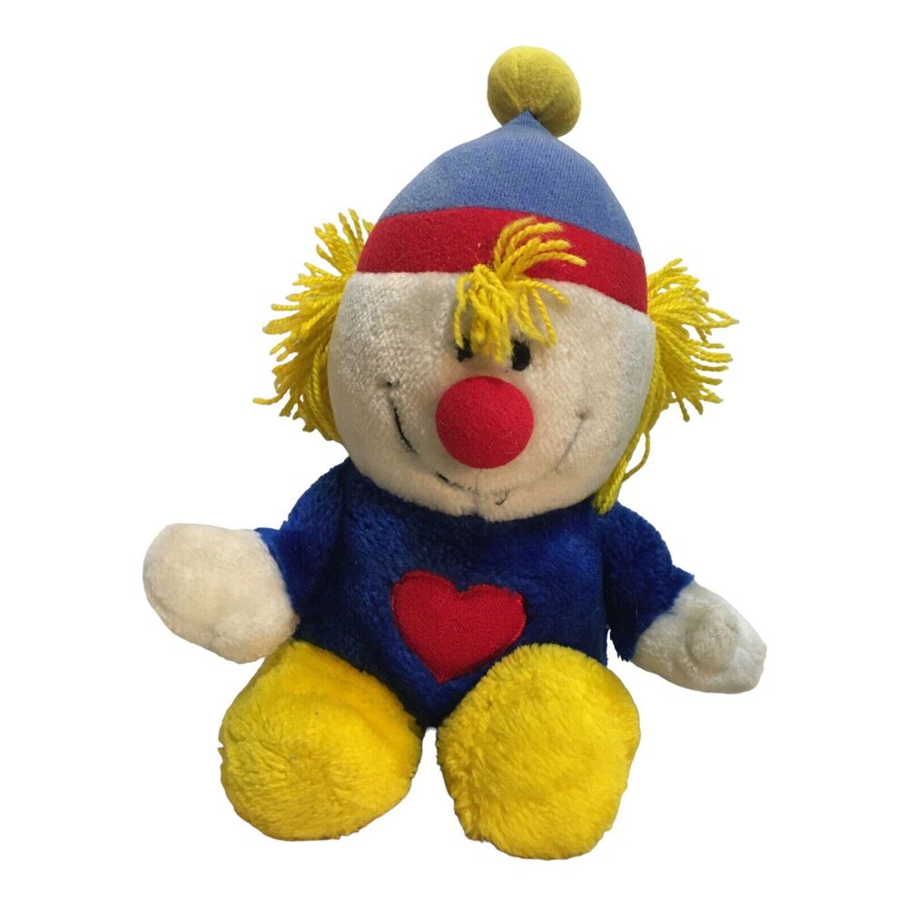 RARE Vintage Baby Things by R. Dakin 9" Wind Up Musical Plush Clown 1984 Vintage
